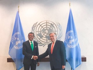 ޑރ. ނަސީރު ސަފީރުކަމުގެ ފަތްކޮޅު އދ ގެ ސެކެރެޓަރީ ޖެނަރަލްއަށް އަރުއްވައިފި