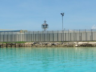 The high-security prison in Maafushi island of Kaafu atoll
