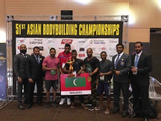 އޭޝިއާގެ އެއްވަނަ ހޯދި ޝާންޓެ ރަން މެޑަލާއެކު ރާއްޖެ އައުމުން ހޫނު މަރުހަބާއެއް ކިޔައިފި