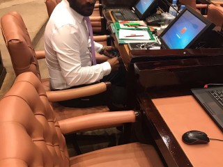 މެމްބަރު އަހުމަދު އަސްއަދު މަޖިލީހުގެ މިއަދުގެ ޖަލްސާގައި-- 