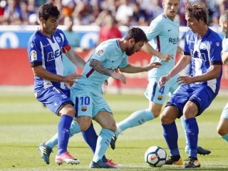 ސްޕެނިޝް ލަލީގާ: މެސީގެ ލަނޑުތަކުން ބާސާ މޮޅުވިއިރު، އެޓްލެޓިކޯއަށް ތަފާތުބޮޑު މޮޅެއް