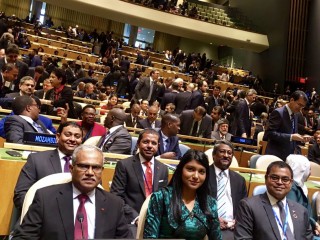 Maldivian delegation concludes visit to New York for UN General Assembly
