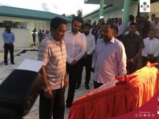 Pres. Yameen opens mosque built by Saudi monarch