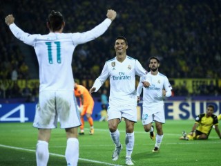 ޗެމްޕިއަންސް ލީގު: ރޮނާލްޑޯގެ ދެ ލަނޑުން ޑޯޓްމަންޑްގެ މައްޗަށް ރެއާލް ކުރިހޯދައިފި