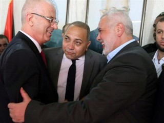 ފަލަސްތީނުގެ ބޮޑު ވަޒީރު ތާރީޚީ ދަތުރުފުޅެއްގައި ގާޒާ އަށް ވަޑައިގެންފި 