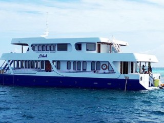 A safari anchored outside Hulhumale\'