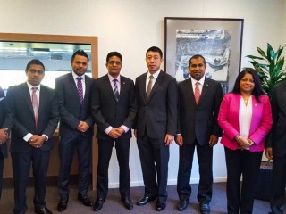 ޕީޕީއެމްގެ ވަފުދު ސިންގަޕޯރ މަންދޫބާއި ބައްދަލުކުރެއްވުމަށްފަހު