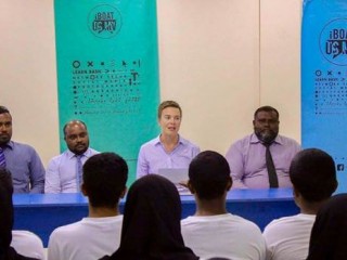 US Embassy launches U.S. MV iBoat program in Thulusdhoo island