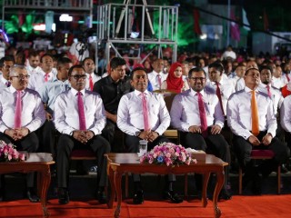 ޕީޕީއެމްގެ ޖަލްސާއެއްގައި ރައީސް ޔާމީން ބައިވެރިވެވަޑައިގަންނަވަނީ، ރައީސް ބައިވެރިވެވަޑައިގަންނަވަނީ ޕާޓީގެ ހައިސިއްޔަތުން