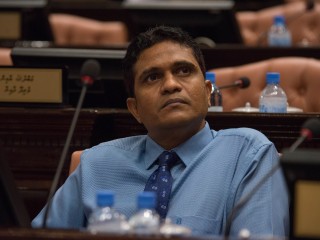 MP Ahmed Nihan in parliament
