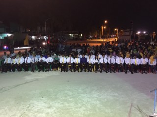 Joint Opposition rally in Dhihdhoo island