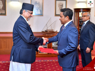 ނޭޕާލްގެ ސަފީރު ފަތްކޮޅު އަރުއްވައިފި