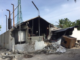 Police investigates Ukulhas powerhouse fire 