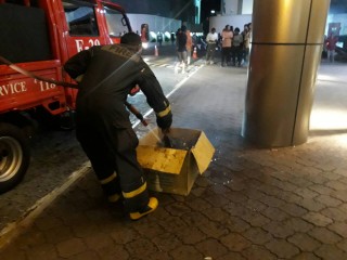 Fire officers quell fire at Velaanage building