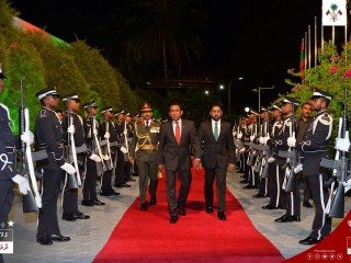 ޖުމްހޫރީ ދުވަހުގެ ޖަލްސާއަށް ރައީސް ވަޑައިގަންނަވަނީ:-- 