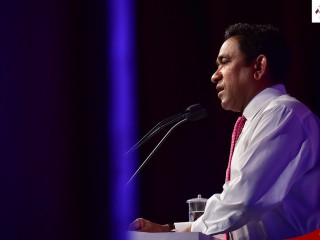 ާއުދުހޭ ޖަލްސާގައި ރައީސް އަބްދުﷲ ޔާމީން ވާހަކަ ދައްކަވަނީ 