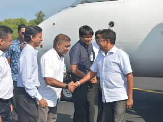 President Abdulla Yameen returned to Malé on Monday 