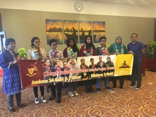 ޣިޔާސުއްދީން އިންޓަނޭޝަނަލް ސުކޫލުން ޓޯނަމަންޓް އޮފް ޗެމްޕިއަންސް ގައި ބައިވެރިވެގެން 32 މެޑަލް ކާމިޔާބުކޮށްފި