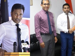 ކުރީގެ ތިން މިނިސްޓަރުން ކަމަށްވާ އުމަރު ނަސީރު، މުހައްމަދު މަލީހު ޖަމާލު އަދި އަބްދުﷲ އަމީން 