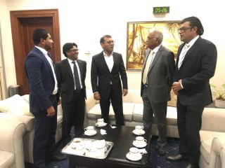 Ex-President \'on an important mission\' in Colombo