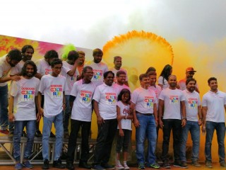 Ooredoo\'s \'Color Run\' paint race at 15:30 today