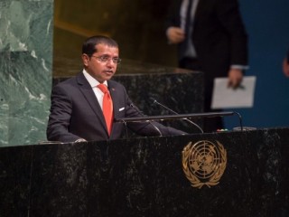 ދިވެހިރާއްޖެއިން އދ. އަށް ކަނޑައަޅުއްވާފައި ހުންނަވާ ދާއިމީ މަންދޫބު ޑރ. އަލީ ނަސީރު މުޙައްމަދު