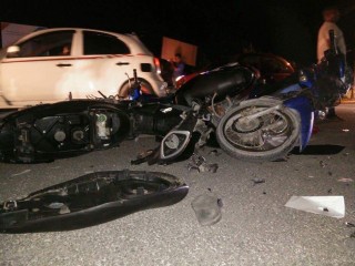 ފުވައްމުލަކުގައި އަންގާރަ ދުވަހުގެރޭ އެކްސިޑެންޓްވި ސައިކަލުތައް