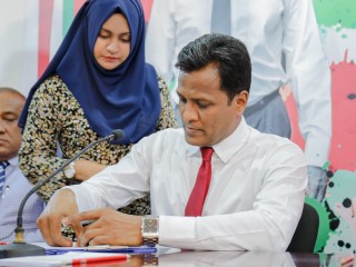 Former home minister Umar Naseer