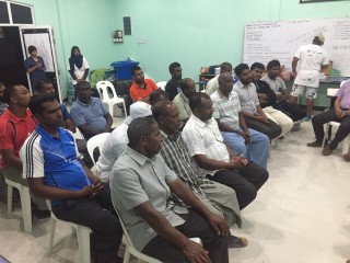 The fishermen's day events were held in Ihavandhoo island
