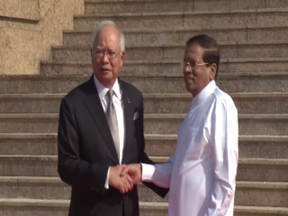 މެލޭޝިއާގެ ބޮޑުވަޒީރު ސްރީލަންކާއަށް ވަޑައިގެންފި