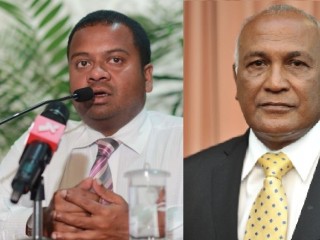 ކުރީގެ ފޮރިން މިނިސްޓަރު އަޙުމަދު ނަސީމް އަދި ރާއްޖެއިން ލަންކާއަށް ކަނޑައަޅުއްވާފައި ހުންނަވާ ސަފީރު މުޙައްމަދު ޙުސައިން ޝަރީފް