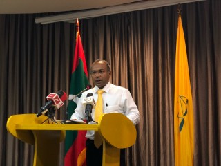 MDP chairperson Hassan Latheef