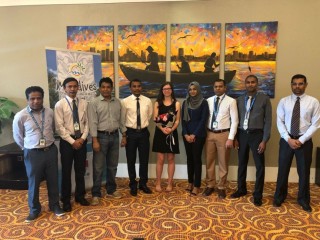 އެމްއެމްޕީއާރްސީގެ އާއި އެއާޕޯޓުގެ ވެރިން ވަނީ ޖޯޖިނާއަށް ހޫނު މަރުހަބާއެއް ކިޔާފަ