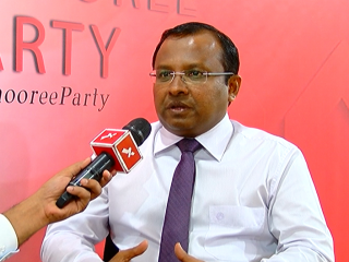 އަބްދުﷲ ރިޔާޒު: ކޯލިޝަނުން އިންތިހާބު ކާމިޔާބު ކުރާނެ ކަމަށް ވިދާޅުވި-- ފޮޓޯ/ރާއްޖެއެމްވީ