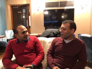 Ex-Pres. Nasheed, Dr. Jameel holds discussions over single candidate
