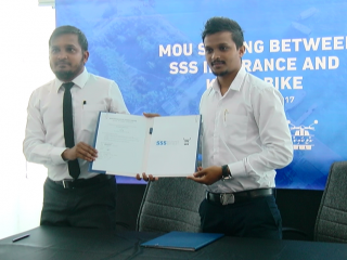 ކުލީ ބައިކްގެ މޮޓޯ އިންޝުއަރެންސް ޕާޓްނަރަކަށް އެސްއެސްއެސް އިންޝުއަރެންސް ހަމަޖައްސައިފި