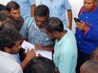 Villa resort being raided by officers of Customs