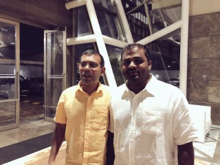 Farhaan on Monday posted a photograph of himself with former President Mohamed Nasheed