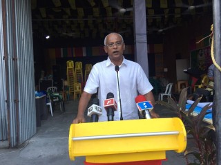 Hinnavaru Constituency MP Ibrahim Mohamed Solih 