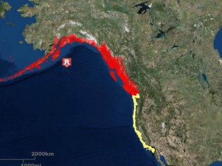 ސުނާމީ ގެ އިންޒާރު ދިން އެމެރިކާގެ ބައެއް ސަރަހައްދުތައް 