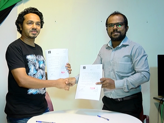 އާރޓް ޗެލެންޖް 2018 ގެ އެއްބަސްވުމުގައި ރާއްޖެޓީވީން މޯލްޑިވިއަން އާރޓިސްޓް ކޮމިއުނިޓީއާއި އެއްކޮށް ސޮއިކޮށްފި