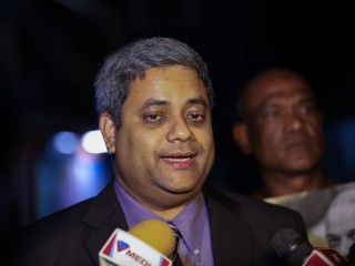 Lawyer Maumoon Hameed, chief lawyer for MP Faris Maumoon