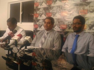 Lawyers for Dhiggaru Constituency MP Ahmed Faris Maumoon