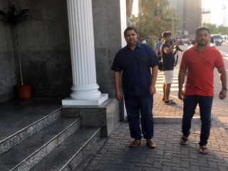 Mahchangolhi South Constituency MP Abdullah Sinan  arriving at Police station