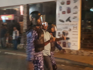 Galolhu South Constituency MP Ahmed Mahloof  at time of arrest on Friday