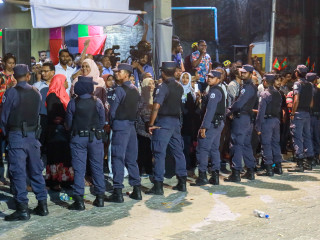 ގުޅިފައިވާ ސިޔާސީ ޕާޓީތަކުން ބޭއްވި މުޒާހަރާއެއްގެ ތެރެއިން