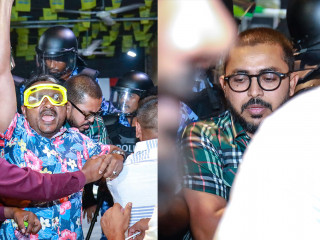 ސުޕްރީމް ކޯޓް އަމުރު ތަންފީޒުކުރަން ގޮވާލައި ރައްޔިތުން ކުރި މުޒާހަރާގެ ތެރެއިން މެންބަރު އަމީތާއި އަބްދުﷲ ހައްޔަރުކޮށްފި