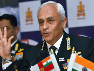 މިވަގުތު ރާއްޖެއަކީ ބޮޑު ގޮންޖެހުމެއް: އިންޑިއާގެ ނޭވީ ޗީފް