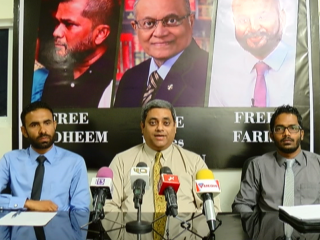 ރައީސް މައުމޫނާއި ފާރިސްގެ އިތުރުން ނަދީމްގެ ގާނޫނީ ވަކީލުން ޓީމުން ބޭއްވި ނޫސްވެރިންގެ ބައްދަލުވުމުގެ ތެރެއިން