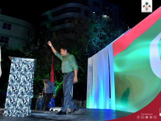 ކައްޕިގެ ބުއްދި ގޯސްވެއްޖެއްޔާ ސުވާލު އުފައްދަންވީ، އެކަމު 25 ބުރީގެ ހޮސްޕިޓަލެއް އަޅާތީ ސުވާލު ނުއުފެއްދޭނެ: ރައީސް